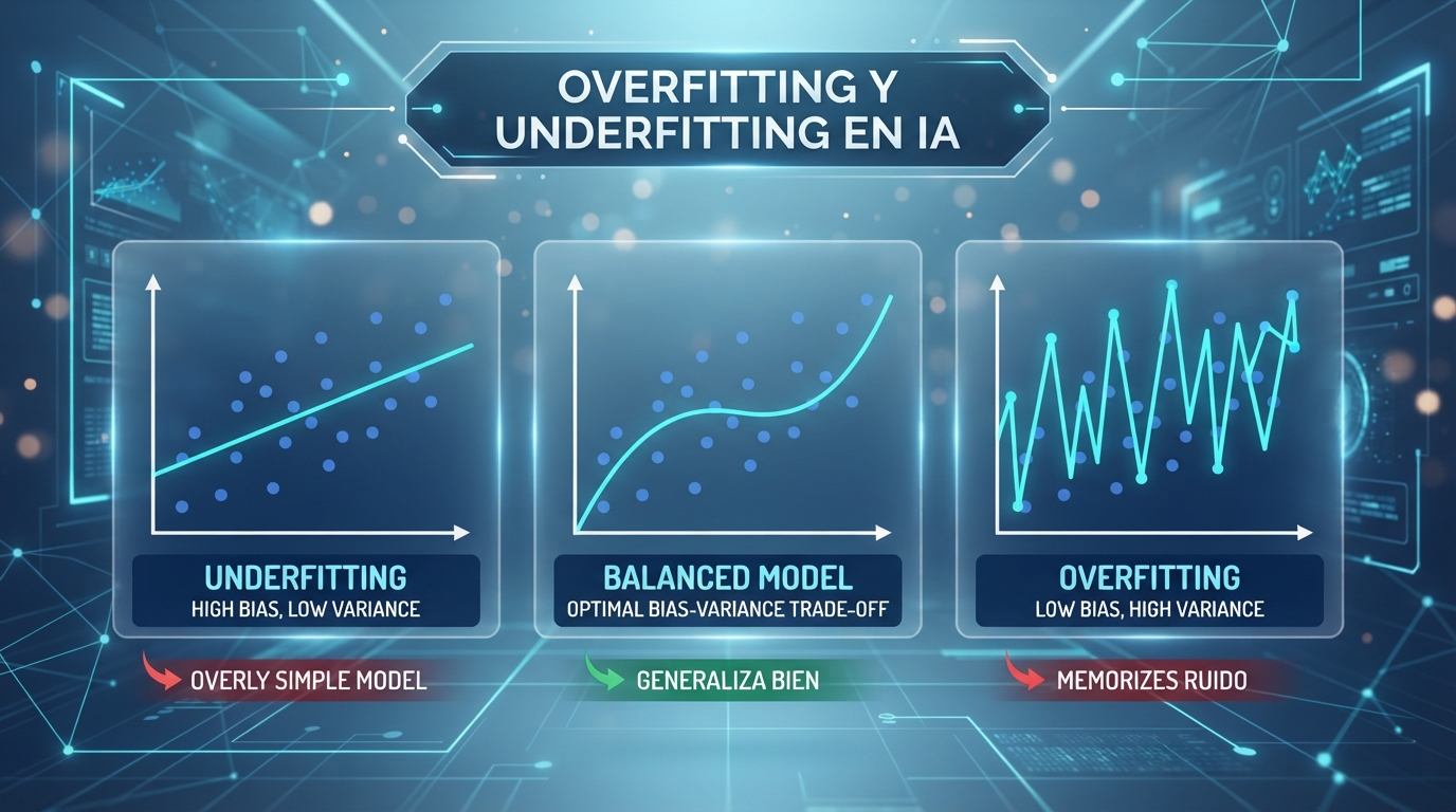 Overfitting Y Underfitting En Inteligencia Artificial