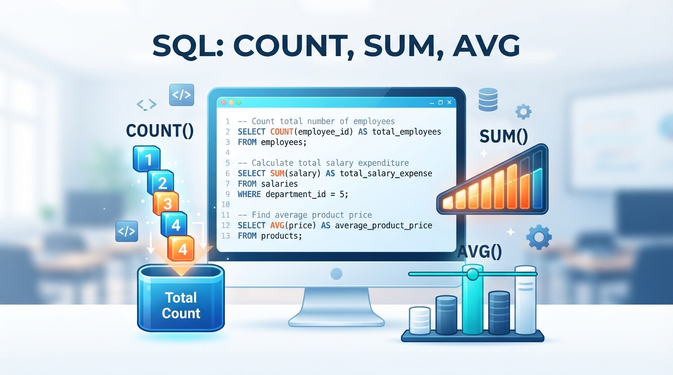 Sql Count Sum Avg