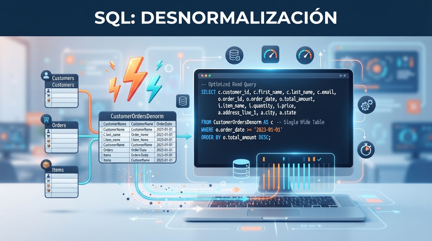 Sql Desnormalizacion